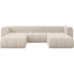 WOHNLANDSCHAFT modulares Sofa Joren-U1 - 319x177x70 cm Beige
