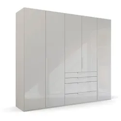 rauch ORANGE Kleiderschrank Purisma 251 x 223 cm Glas Seidengrau