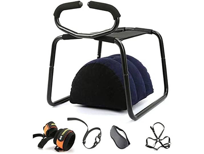 GYL 2 in 1 Bounce Stuhl Mit Armlehnen Multifunktionsstuhl Hocker Gewichtslossessel Spielzeug