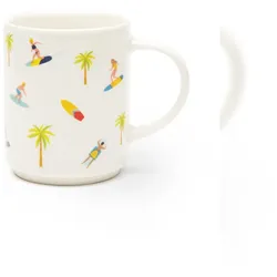 Excelsa 4er-Set Becher Honolulu aus Porzellan 30 cl mehrfarbig