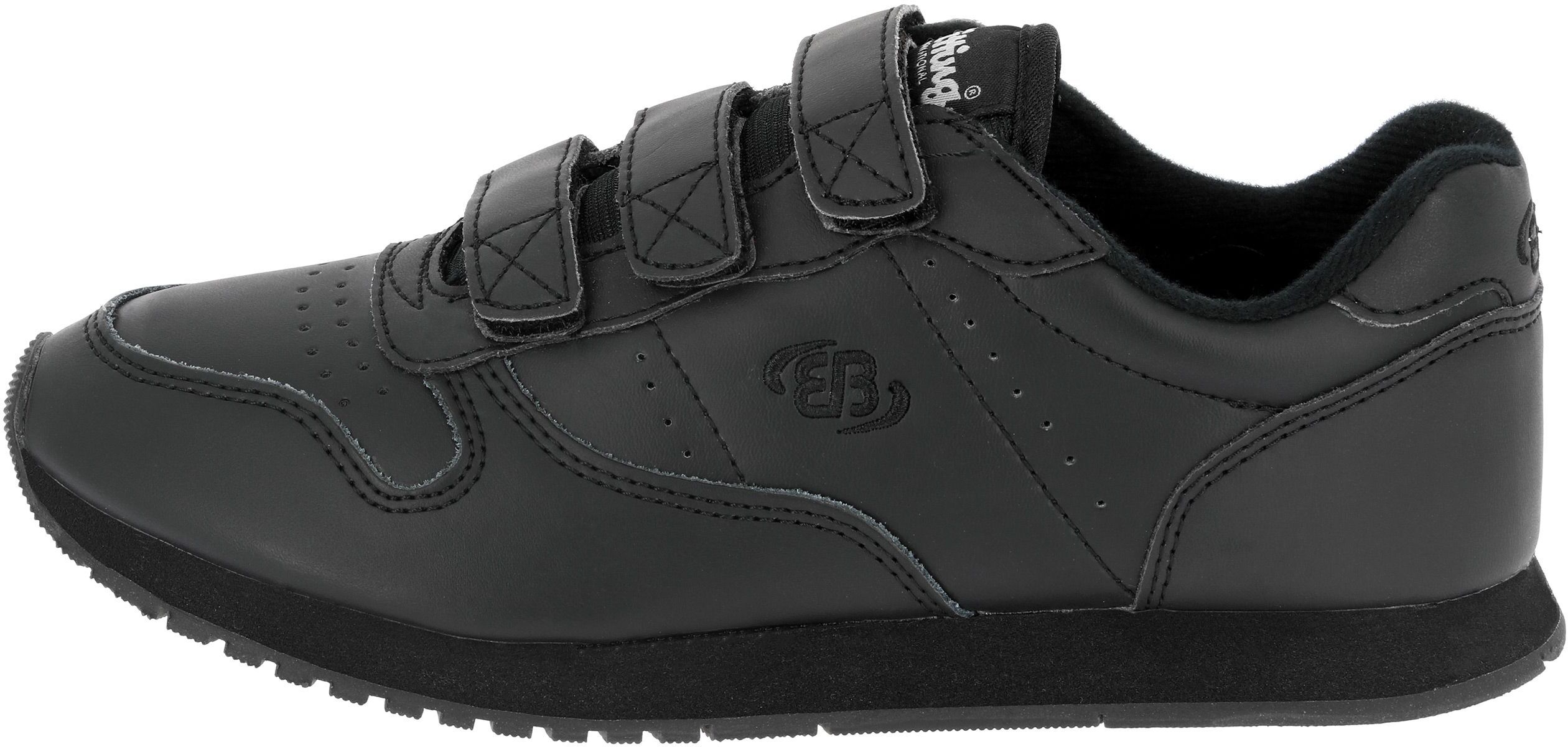 Laufschuh BRÜTTING "Sportschuh Diamond Classic V", Herren, Gr. 39, schwarz, Leder, Schuhe Laufschuh schwarz 39