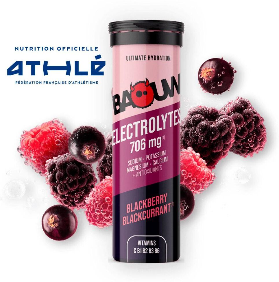 Baouw  - Pastilles Electrolytes (x10) 50 g. Mûre Cassis - Electrolytes