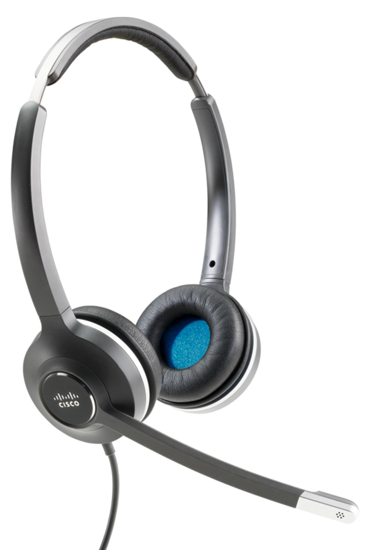 Cisco 532, Kabelgebunden, Büro/Callcenter, 50 - 18000 Hz, Kopfhörer, Schwarz, Grau