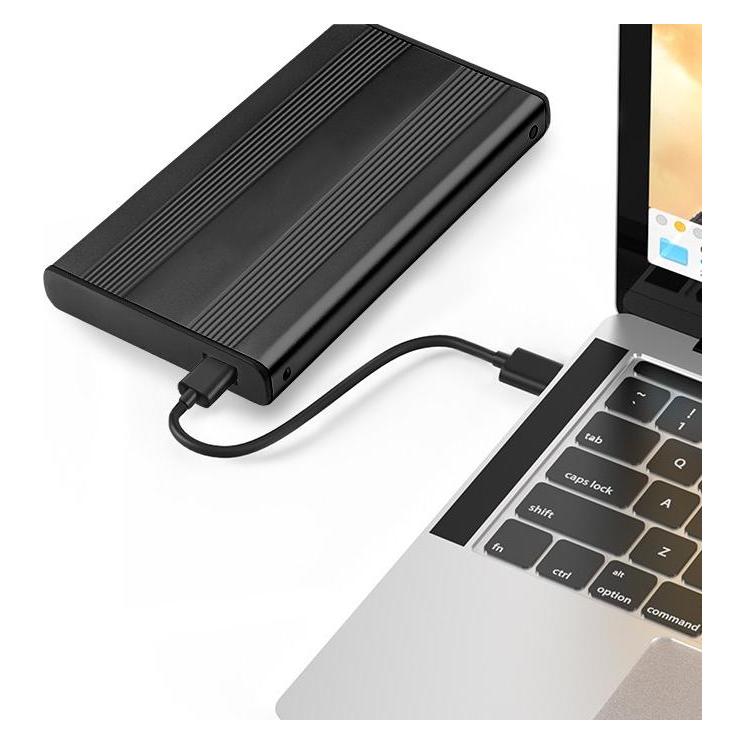 Qoltec External Hard Drive Case HDD/SSD 2.5" SATA3 USB 3.0 Juodas (2.5") (51861)