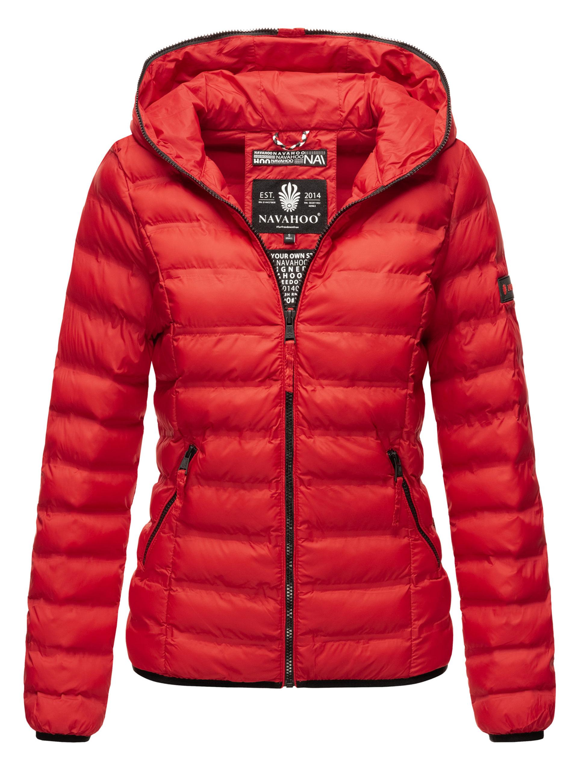 Navahoo Damen Steppjacke Neevia – Modern, Leicht & Bequem mit Kapuze