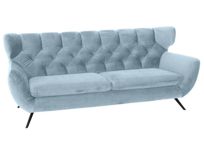 Sofa Sante fe Basic B: 225 cm Candy / Farbe: Aqua / Material: Stoff Basic