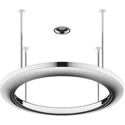 Dornbracht AQUAHALO Regenpaneel SERIENNEUTRAL Chrom, 41750979, 3 Strahlarten, 605 mm Durchmesser, 6 kg, LED-Beleuchtung 3000 K