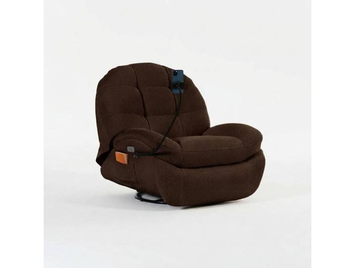 JVmoebel Sessel Verstellbarer Sessel aus Textil mit drehbarer Funktion (Sessel), Made in Europa
