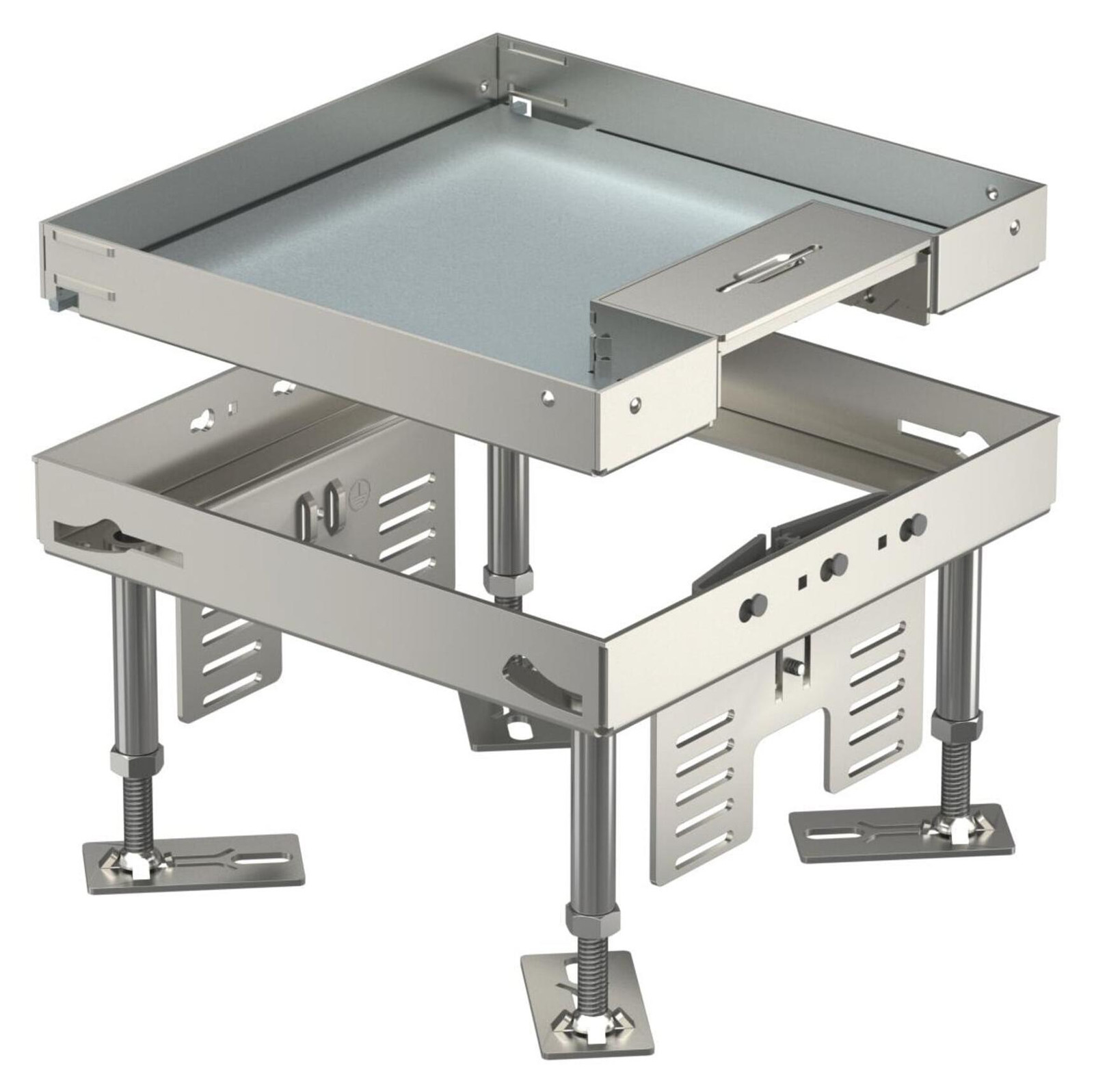 OBO RKSN2 4 VS 20 vierkante inbouwdoos met kabeluitgang type A2 200x200mm