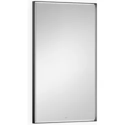 Dornbracht Lichtspiegel eckig, Höhe 1000mm, mit LED-Beleuchtung, 83151980-33, Farbe: Schwarz Matt
