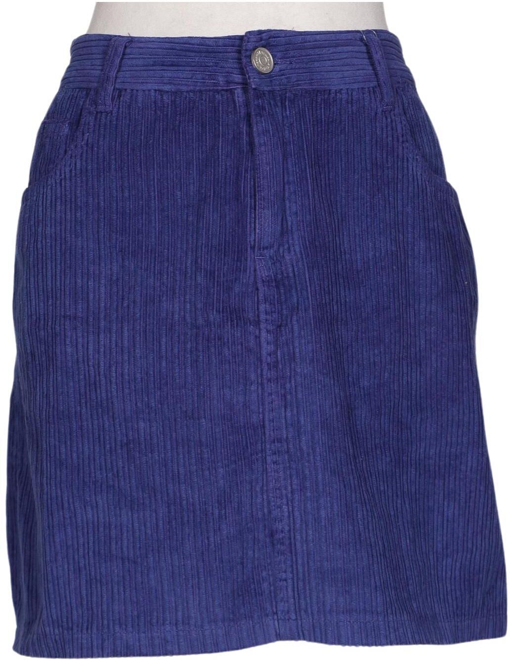 Knowledge Cotton Apparel Damen Rock, Blau, Gr. M, Baumwolle - Second Hand