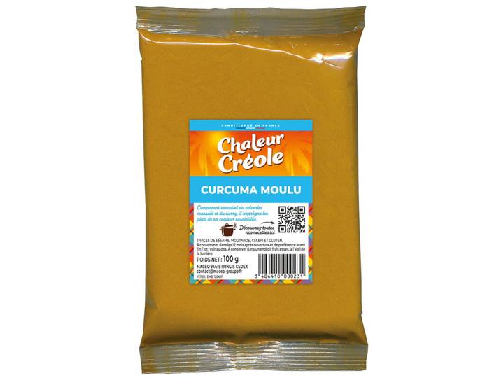 CHALEUR CREOLE Curcuma moulu 100g