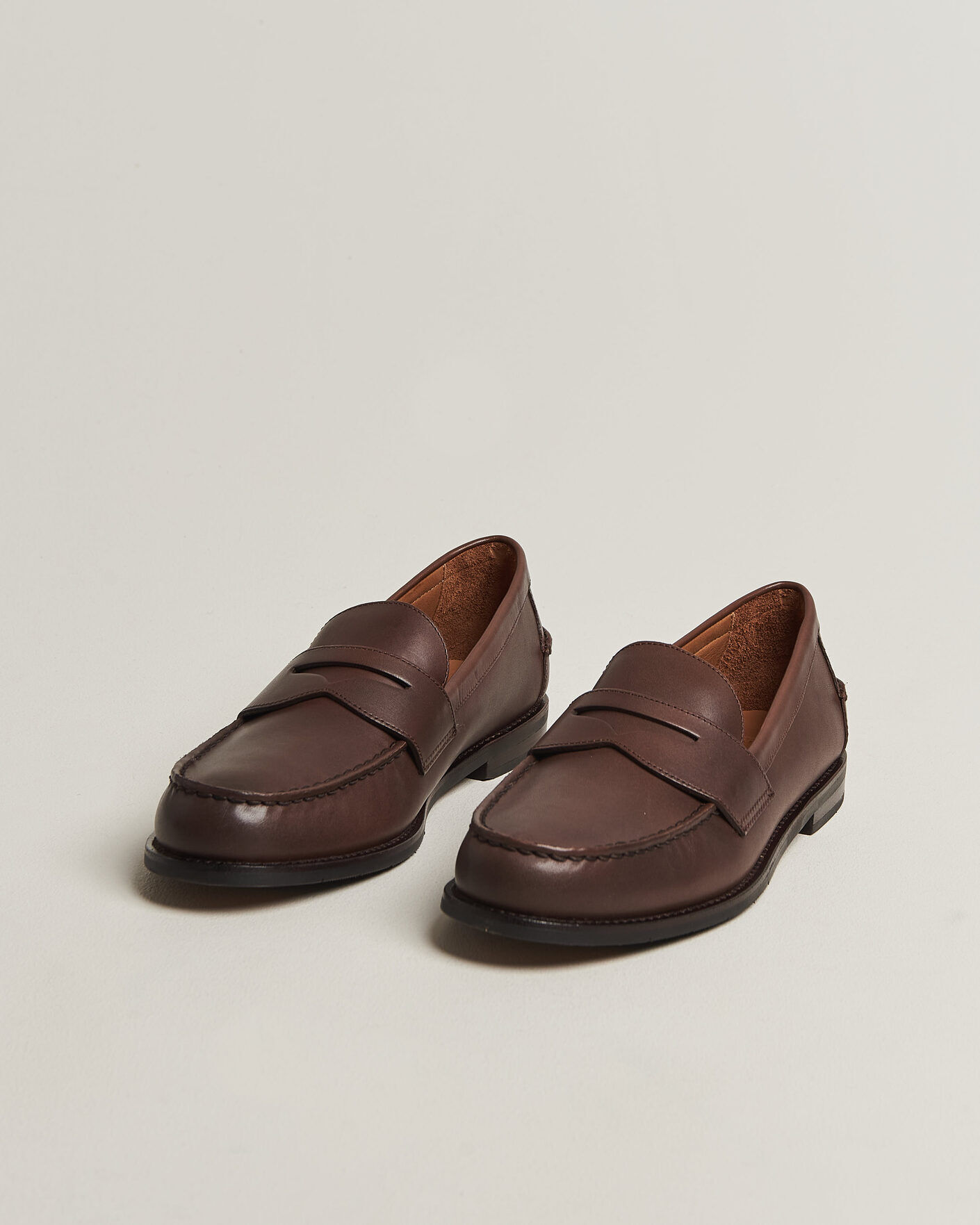 Polo Ralph Lauren Alston Penny Leather Loafers Dark Brown men EU40 Brun