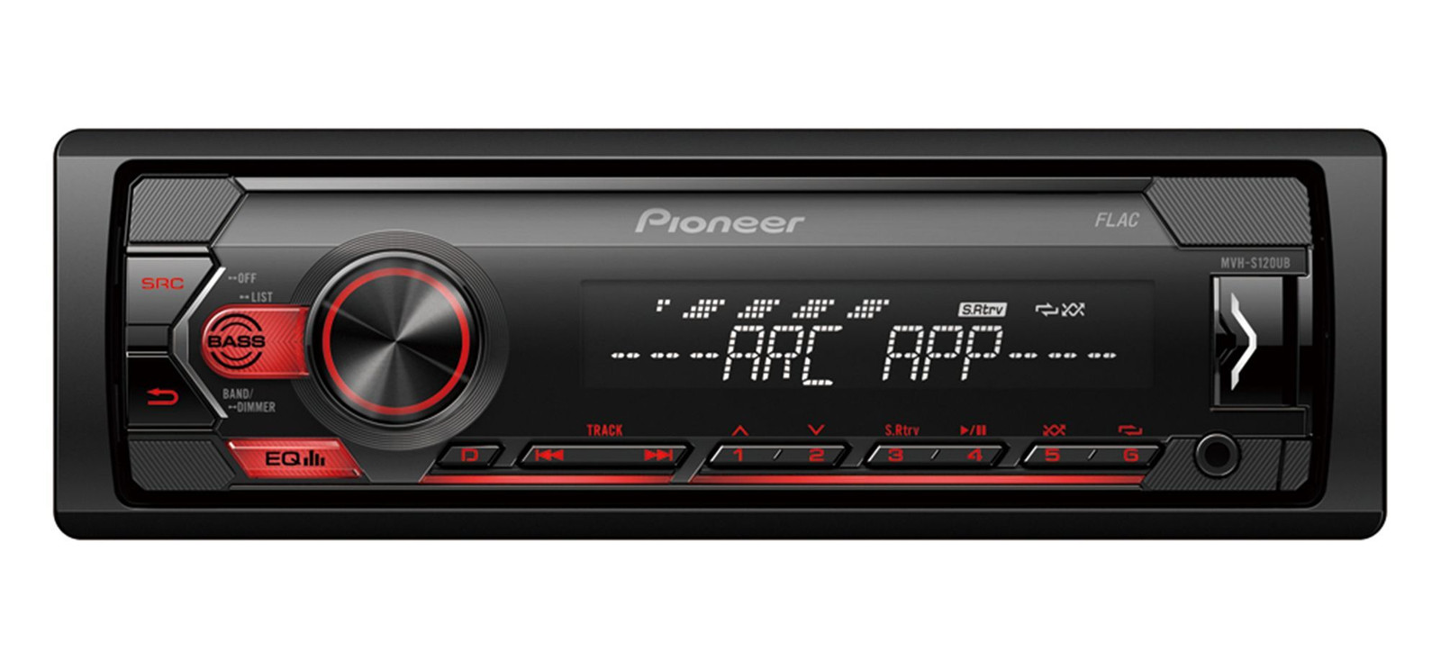 Pioneer MVH-S120UB 1DIN autoradio met RDS