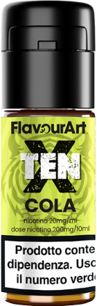 Flavourart Cola Tenx Nic Salts Liquido Pronto 10ml