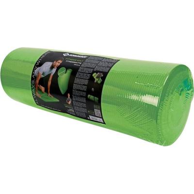 FITNESSMATTE, (15mm, green), mit Tragegurt,