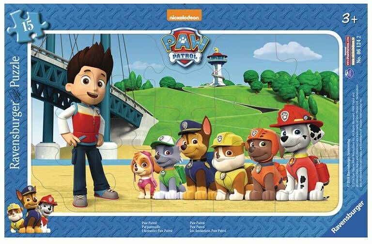 Ravensburger Puzzle cadre 15 pcs : Pat'Patrouille