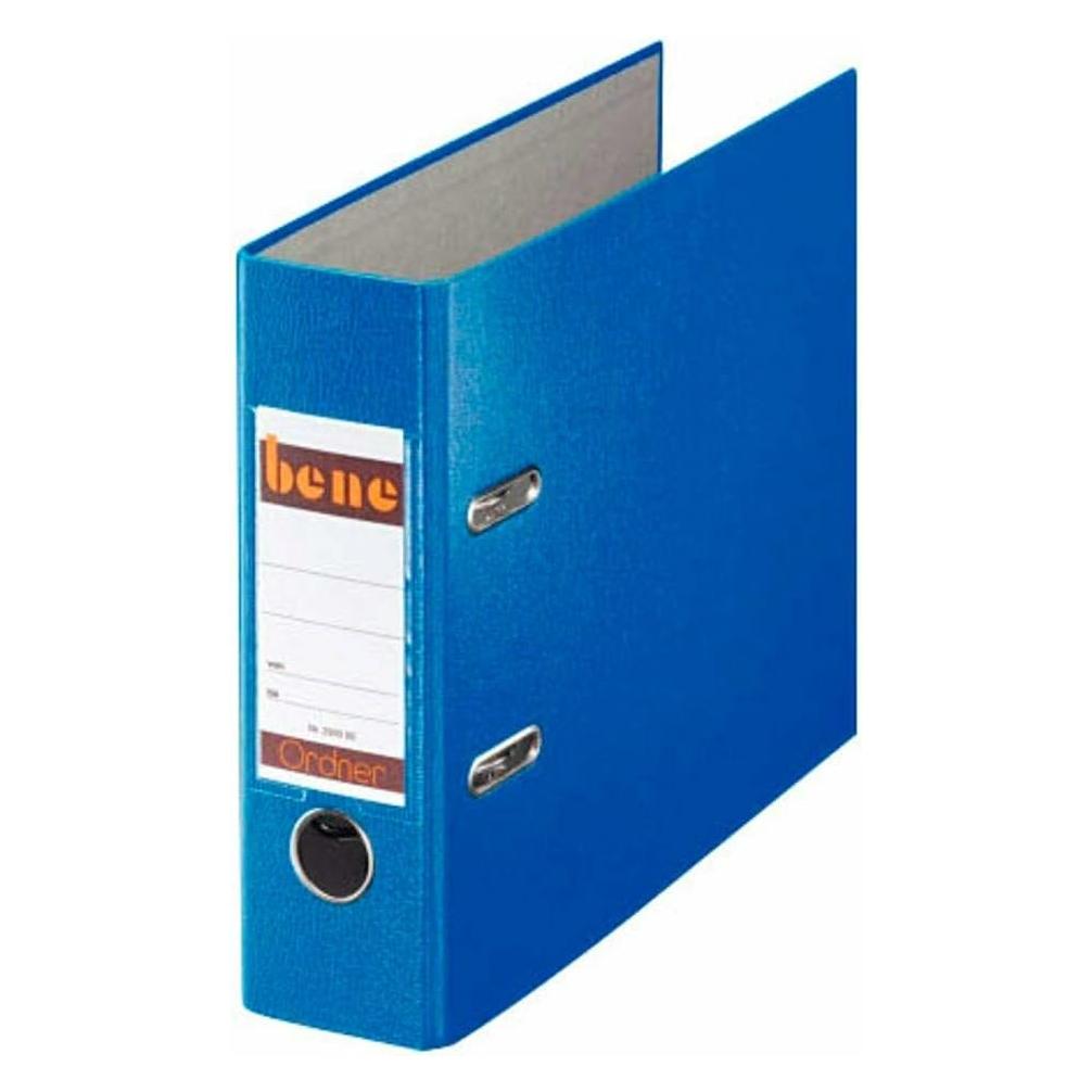 Bene A5 Ordner blau Kunststoff 7,5 cm DIN A5 quer (A5, 75 mm, 1 Stk.) (293000BL)