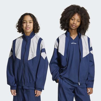 adidas Originals "OVERSIZED BLOCKED WOVEN TRACK" für Kinder, mit Reißverschluss, neutraler Schnitt