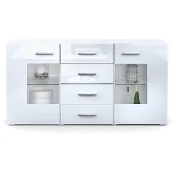 SIDEBOARD Noah Weiß Hochglanz