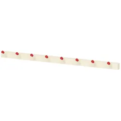Nils Holger Moormann Garderobe Rechenbeispiel Ahorn rot, Designer Moormann, 7.6x11.5 cm