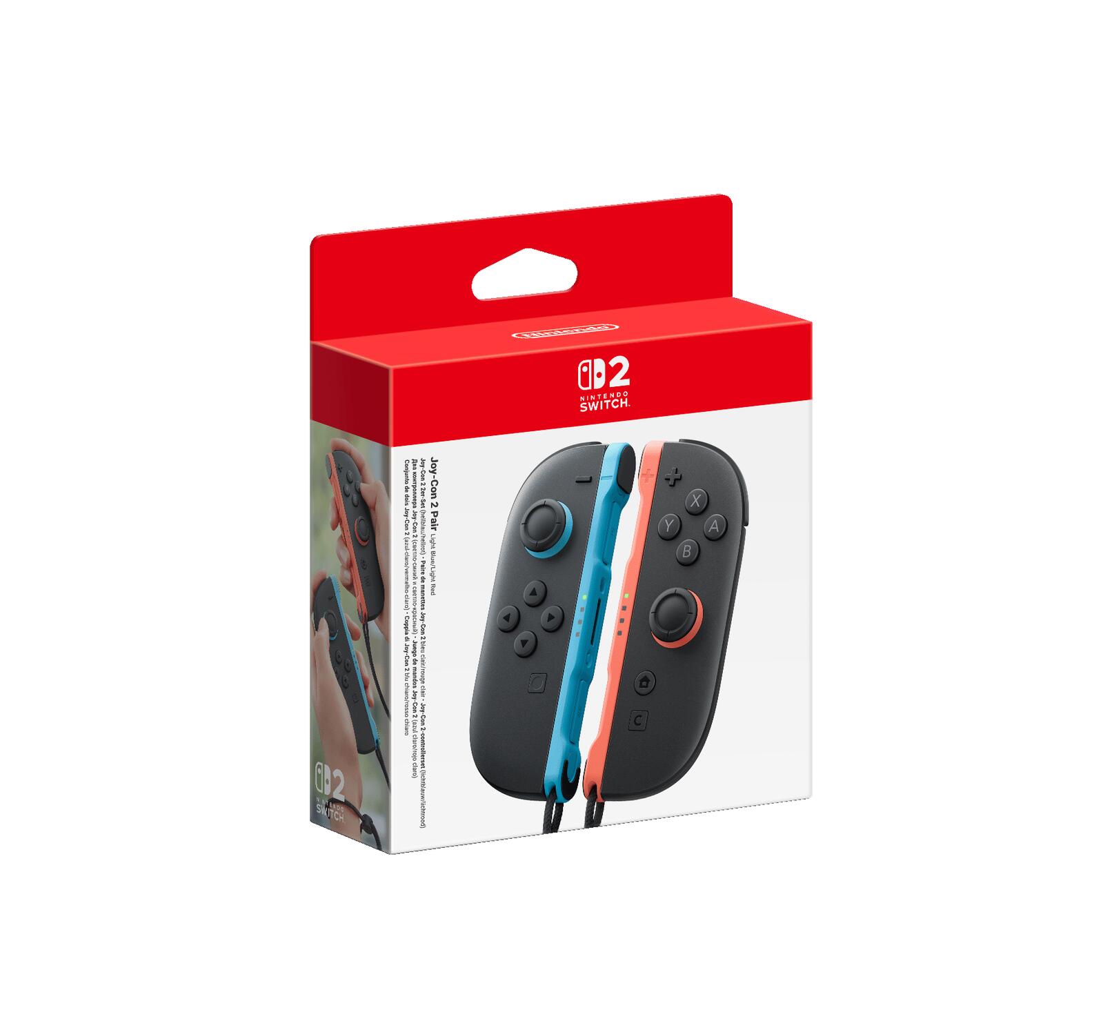 Nintendo® Nintendo Joy-Con 2-Controller, Gamepad, 2er-Set, hellblau/hellrot 10015102