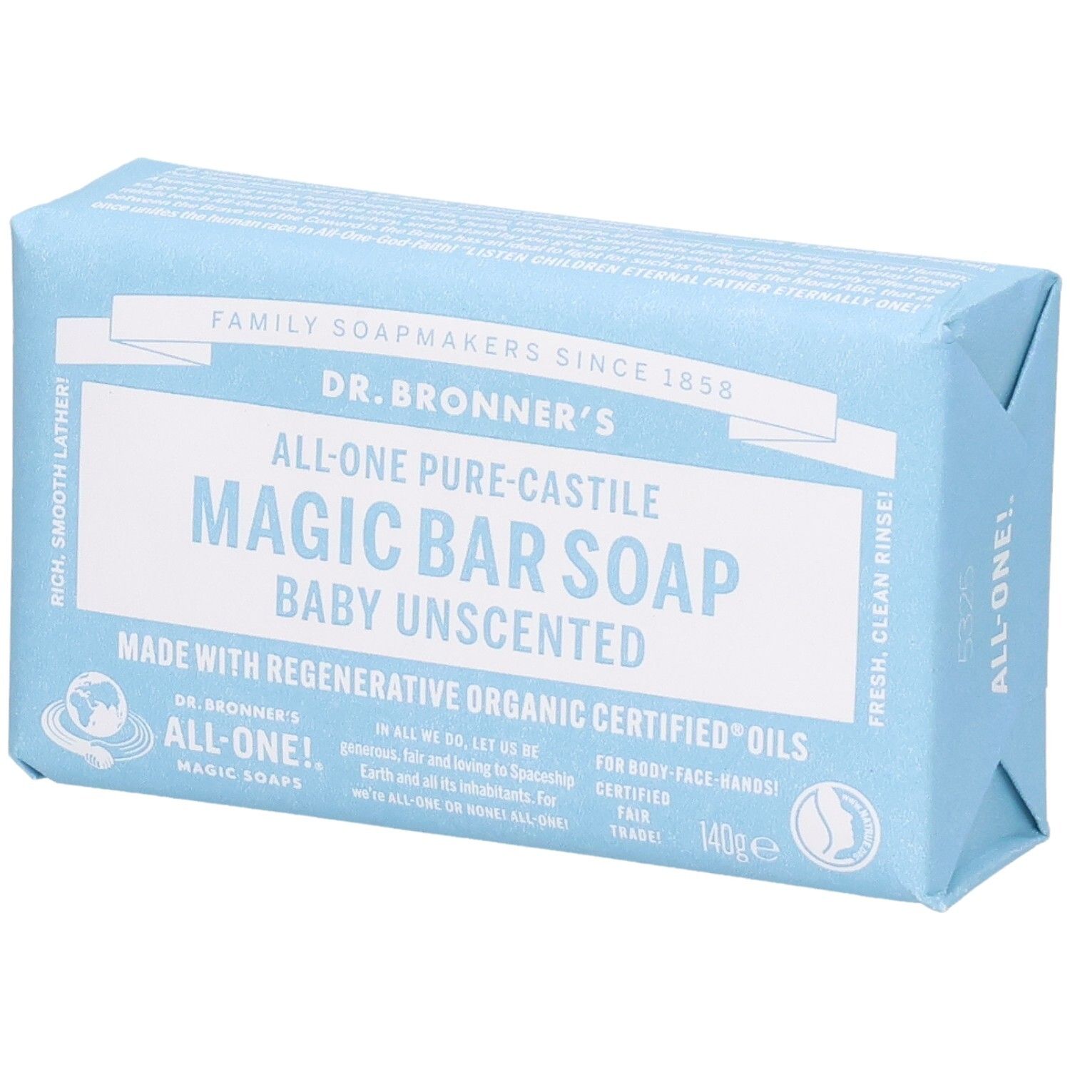 DR Bronners SAV S/Parfum 140G 140 g Seife