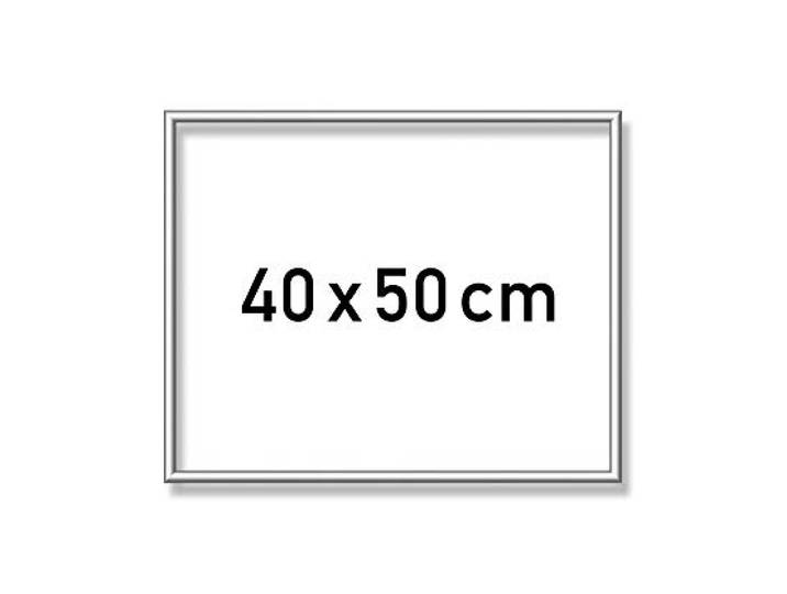 Schipper 605230770 Malen nach Zahlen, Alurahmen 40 x 50 cm, Silber matt ohne Glas für Ihr Kunstwerk, einfache Selbstmontage