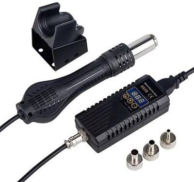 Uplifted Goods 2 In 1 750W Soldering And Hot Air Rework Station With LCD Display hot Air Gun 220v Eu Plug