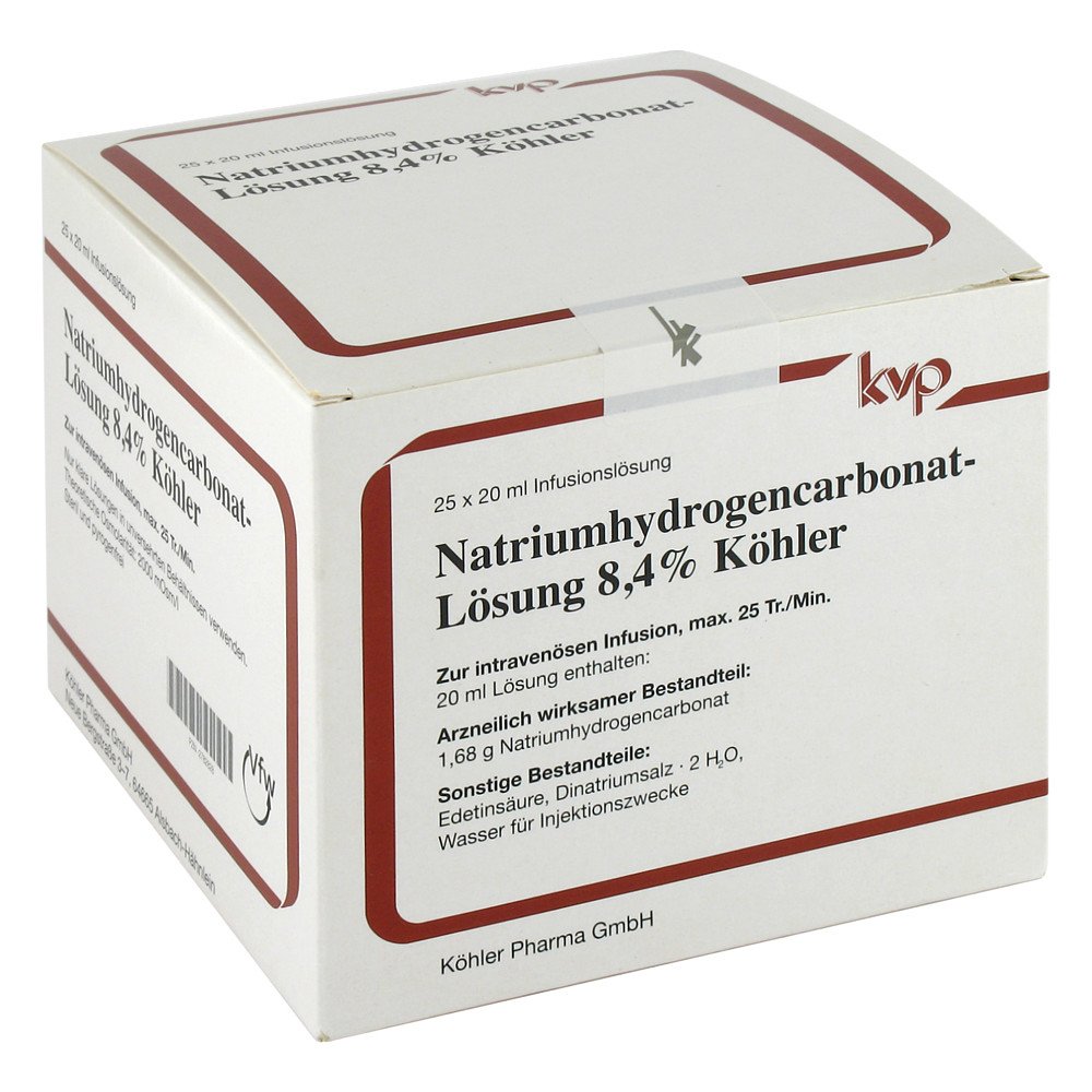 Köhler Pharma GmbH Natrium Hydrogencarbonat 8,4% 02782828