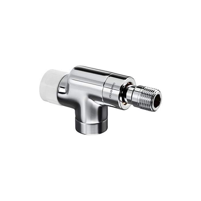 OventropThermostatventil Baureihe E 1163252 DN15, 1/2", PN10, Axial, verchromt