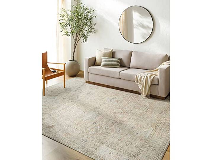 Livabliss Marlene Vintage Teppich 160x213 cm – Elfenbein, Braun