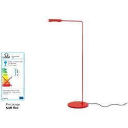 FLO Lounge Stehlampe rot