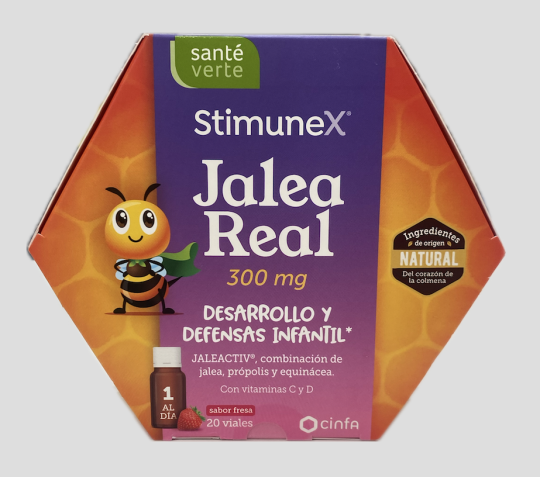 Santé Verte Stimunex Children's Royal Jelly 300 mg 20 Vials