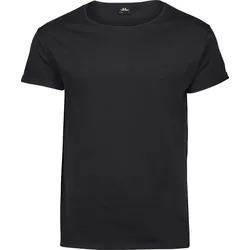 Tee Jays Herren T-Shirt mit Umschlag am Arm 5062 black S