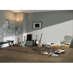 Parador Trendtime 3 Parkett Eiche nougat Living lackversiegelt matt Fischgrät 570x95x10,5 mm