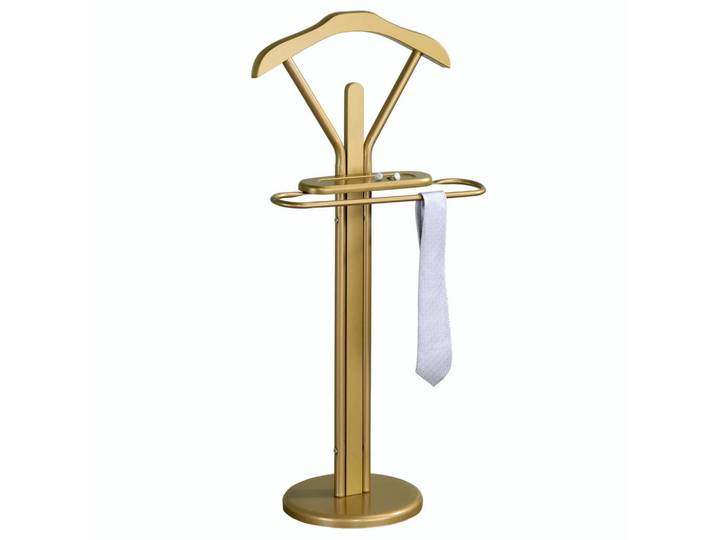 Idimex Herrendiener Fabio gold, Goldfarben, Metall, Mode, 45x108x30 cm, Schlafzimmer, Herrendiener