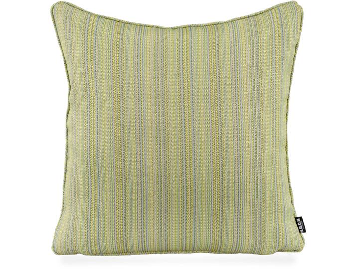 Dekokissen H.O.C.K. Rapita , grün (grün, meliert), B:45cm H:10cm L:45cm, Polyester, Dekokissen_Sitzkissen_Kissenhüllen, Dekokissen