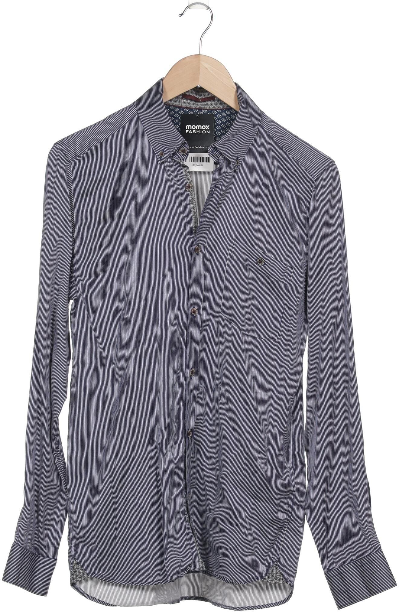 TED Baker Herren Hemd, Marineblau, Gr. M (Ted Baker 3), Baumwolle - Second Hand