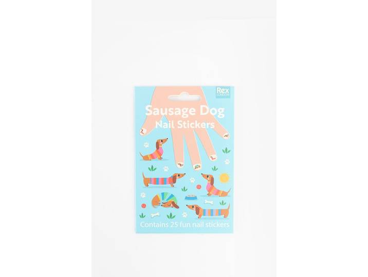 Rex London nagelstickers sausage dog