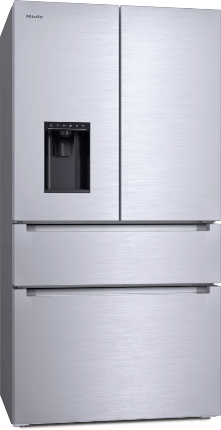 Miele KFFD6765 Side-by-Side Kühl-/ Gefrierkombination French Door 308 l / 230 l 283,61 kWh NoFrost 1805 mm x 906 mm (Edelstahl) 12595460