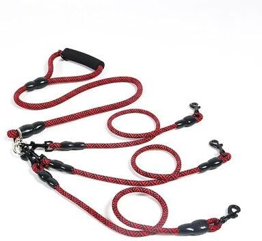 Uplifted Goods Heavy Duty Triple Dog Multi Lead System b red