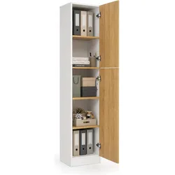 VCM, Aktenschrank, Mehrzweckschrank Büro Dilos 183 x 30 cm (38 x 32 x 183 cm)