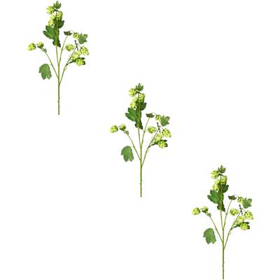 Kunstzweig CREATIV GREEN "Hopfen", grün, H:77cm, Obermaterial: 100% Polyethylen, Kunstpflanzen, Kunstzweig