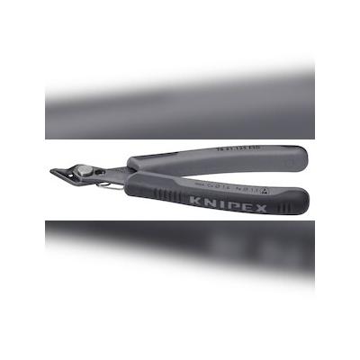 KNIPEX ESD Electronic-Super-Knips®, Seitenschneider, fein, Glasfaser, 125 mm