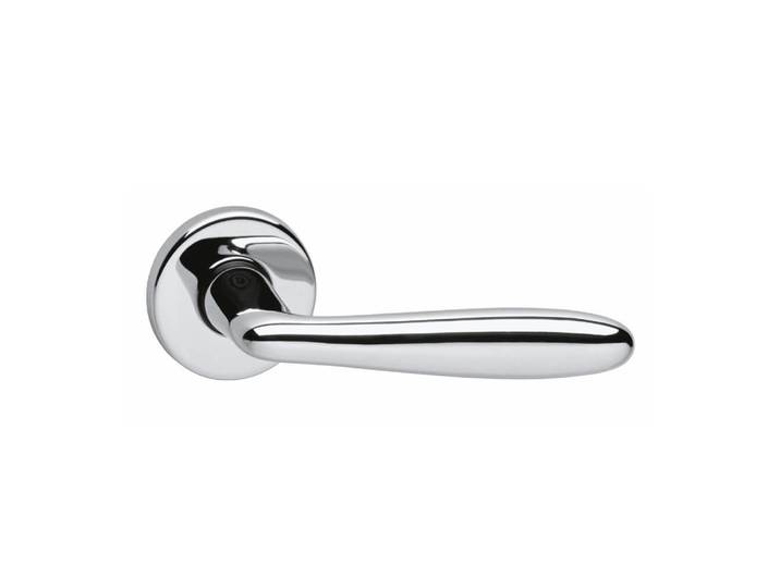 Klassieke deurklink Phobos chroom op rozet Intersteel - 0016.020002