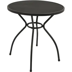 Bistrotisch CLASSIC 70cm rund, Streckmetall anthrazit
