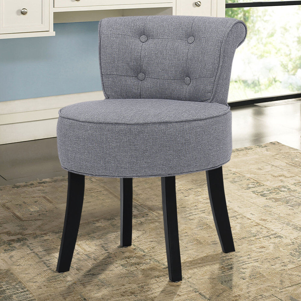 Etta Avenue Brenda Accent Stool Light Grey 69cm H X 51cm W X 54cm D