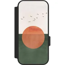 Nivocase Klapphülle für Google Pixel 10 Handyhülle aus Kunst Leder NIVOflip schwarz Sonnenschein (Google Pixel 10), Smartphone Hülle, Schwarz