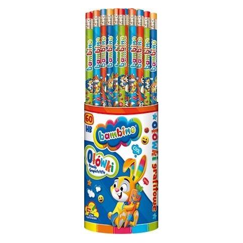 St. Majewski Bleistifte mit Radiergummi (60 Stück) BAMBINO (2 mm, HB, 60x) (58103043)